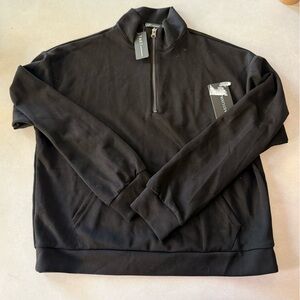 Tart Intimates Black Half-Zip Sweatshirt